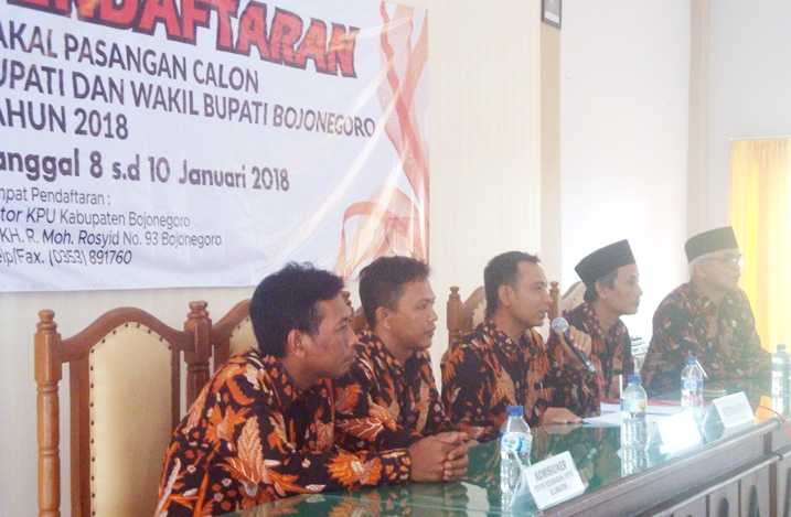 Penetapan Pasangan Calon bupati – Wakil Bupati Bojonegoro, Besok 12 Februari 2018