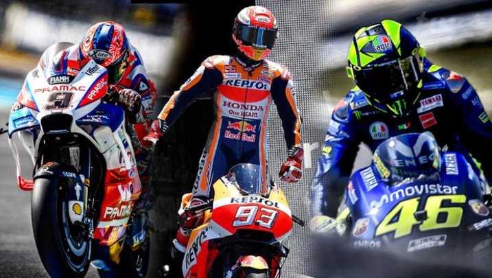 Hasil MotoGP Prancis 2018 - Marc Marquez Juara, Rossi Masuk Podium, Dovizioso Terlempar 30