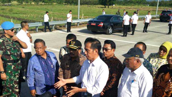 Tol Gempas Diresmikan Oleh Presiden Joko Widodo