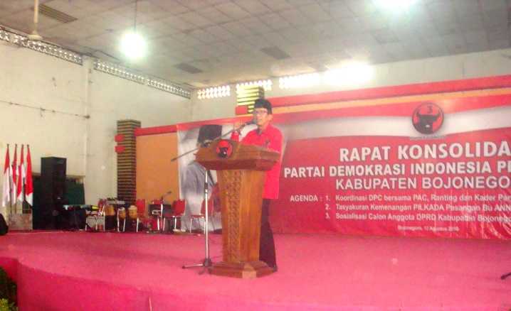 Ketua DPC PDIP Bojonegoro: Jaga Kekompakan Karena Kekompakan Adalah Separo dari Sebuah Kemenangan