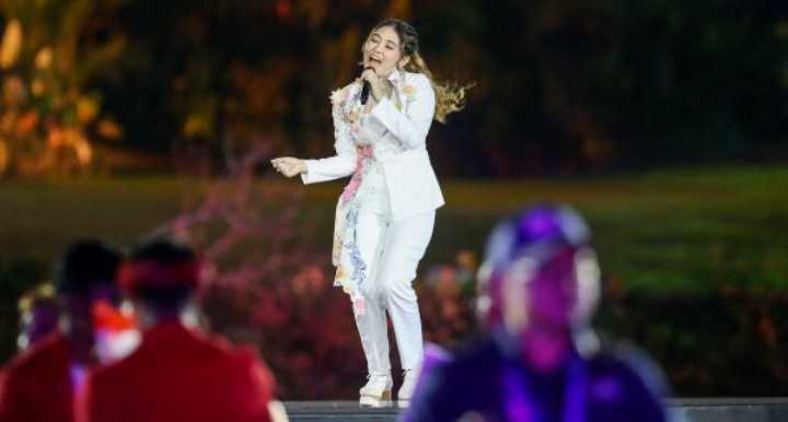 Lip Sync Saat Pembukaan Asian Games, Via Vallen Minta Maaf