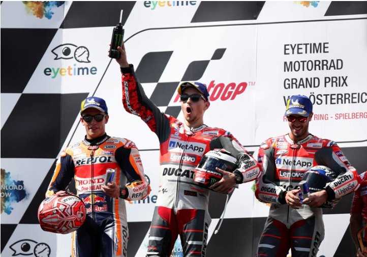 Hasil Balap MotoGP Austria 12 Agustus 2018 Dan Klasemen Sementara