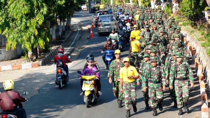 Minggu Militer, Korem 082/CPYJ Tempuh Jarak 15 Kilometer