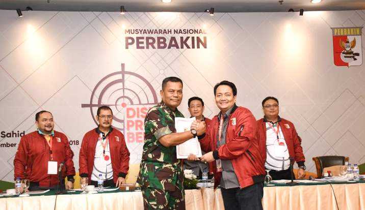 Mayjen TNI Jonu Supriyanto, Terpilih Jadi Ketua Umum Perbakin Periode 2018 – 2022