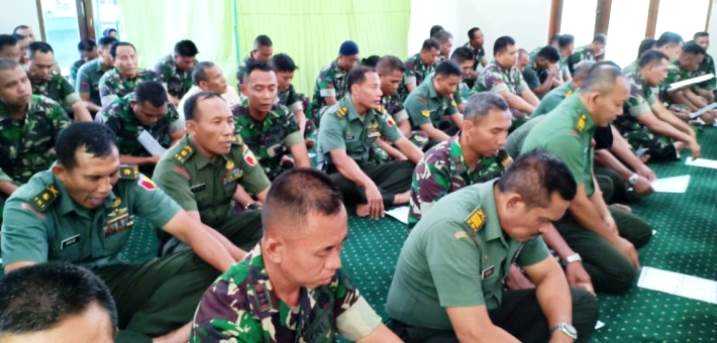 Sambut Tahun Baru, Korem 082/CPYJ Gelar Doa Bersama