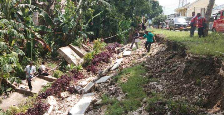 TPT Yang Ambruk di Jalan PUK Kedungadem, Segera Dibangun Lagi