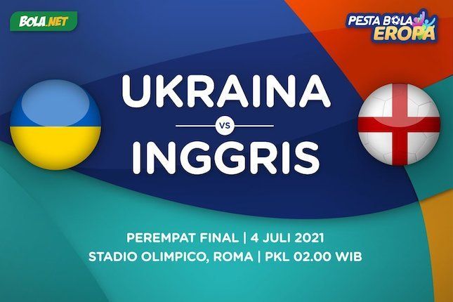 Prediksi Ukraina vs Inggris, Perempat Final Euro 2020, Minggu 4 Juli 2021 Rakyatnesia