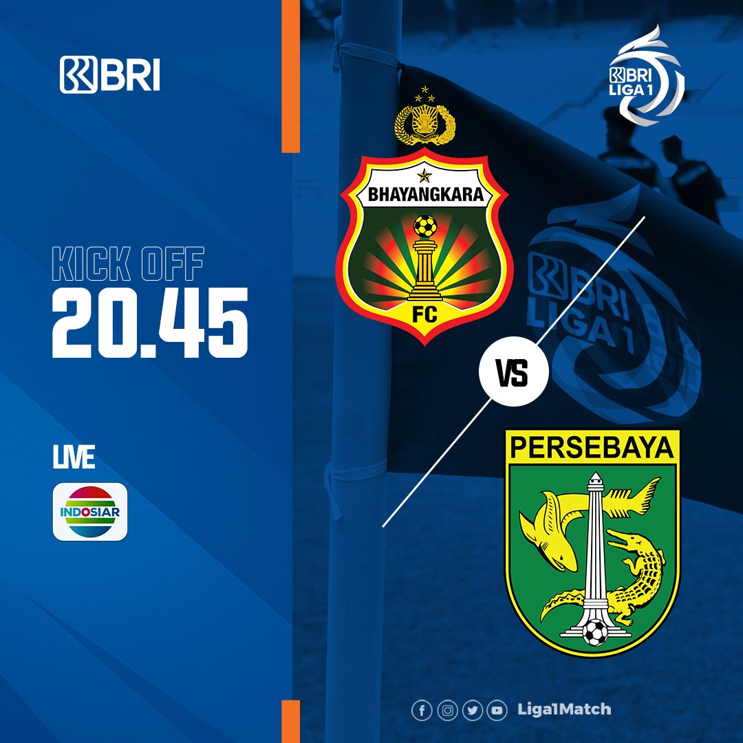 BRI Liga 1 Persela vs Bhayangkara Live Streaming 18.15 WIB Hari Ini