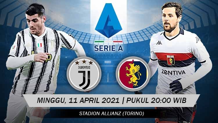 Link Live Streaming Juventus vs Genoa Jam 02.45 WIB Hari Ini