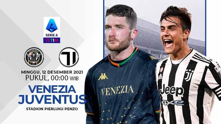 Link Live Streaming Venezia vs Juventus Jam 00.00 WIB Hari Ini