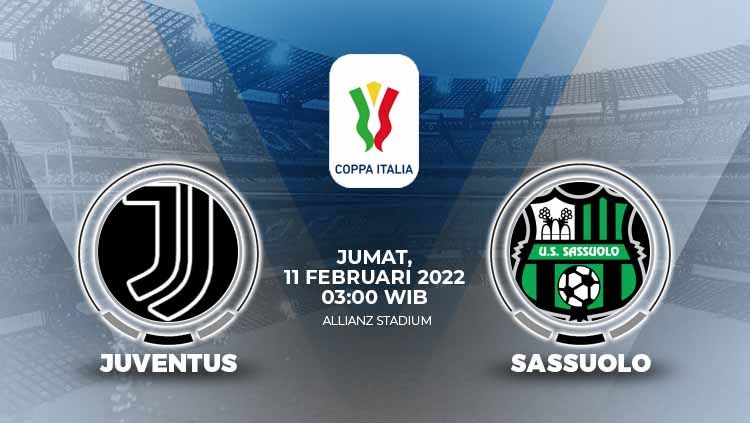 Coppa Italia Streaming Juventus vs Sassuolo Jam 03.00 WIB Hari Ini