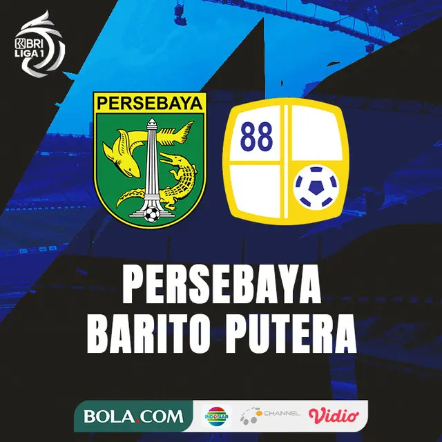 BRI Liga 1 Barito Putera vs Persebaya Live Streaming 20.30 WIB Hari Ini