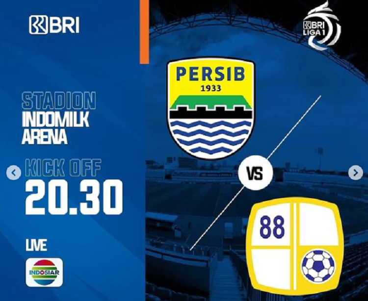 BRI Liga 1 Barito Putera vs Persib Live Streaming 15.30 WIB Hari Ini