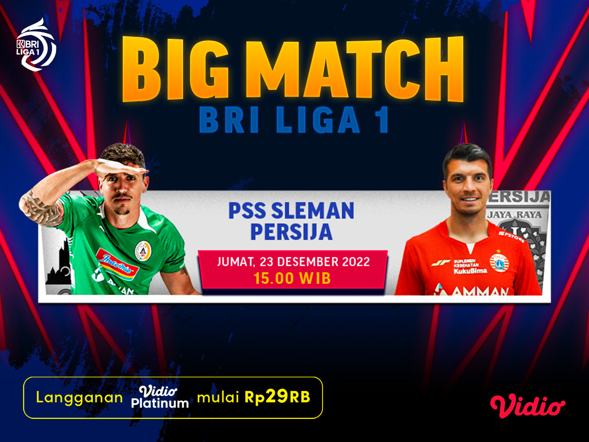 BRI Liga 1 Persija vs PSS Live Streaming 15.30 WIB Hari Ini