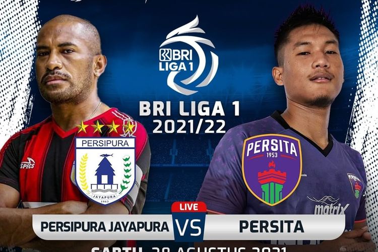 BRI Liga 1 Persita vs Persipura Live Streaming 15.30 WIB Hari Ini