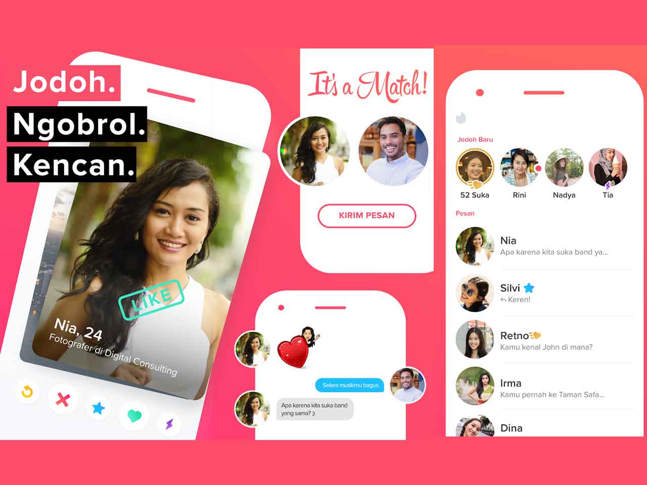 Inilah Aplikasi Cari Jodoh Terbaik Untuk Para Jomblowan dan Jomblowati Terbaru Tahun Ini