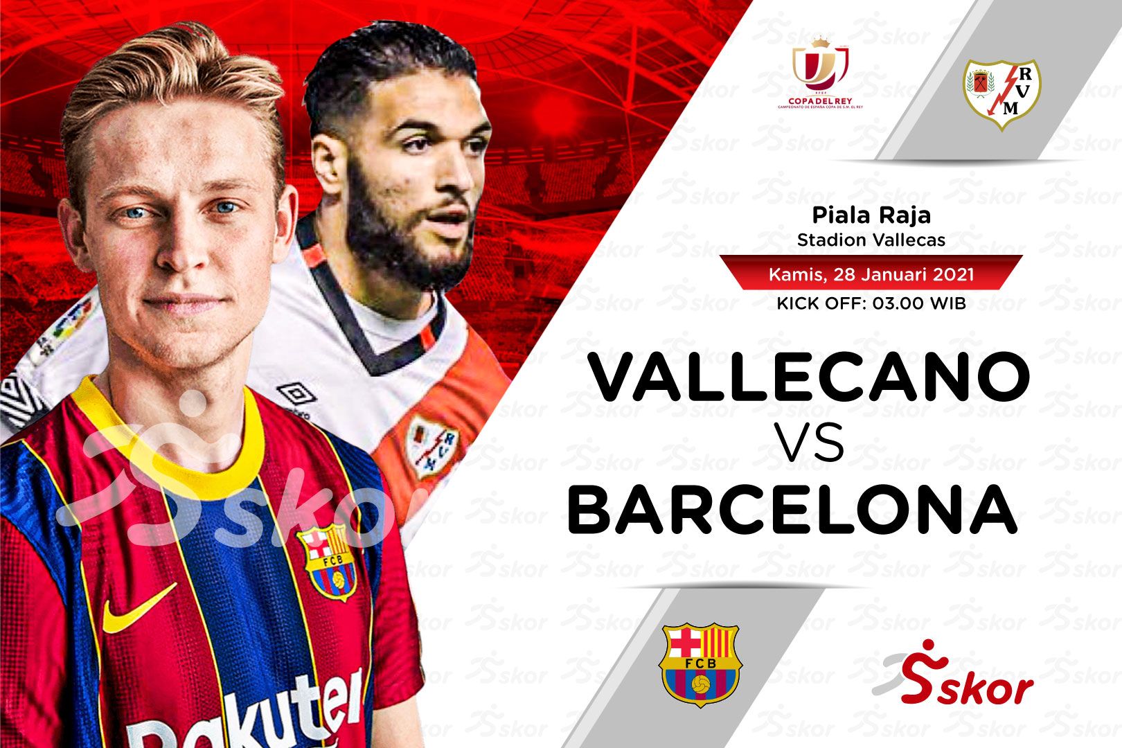 Link Live Streaming Barcelona vs Rayo Vallecano