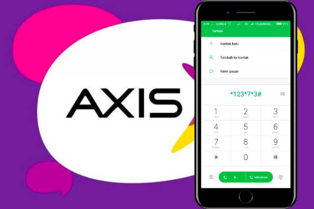 3 Cara Cepat Cek Pulsa Axis Kamu Via Dial dan Aplikasi Andrid / iOS Terbaru Tahun Ini