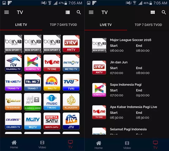 Aplikasi TV Online Indonesia Terbaik Terbaru Tahun Ini