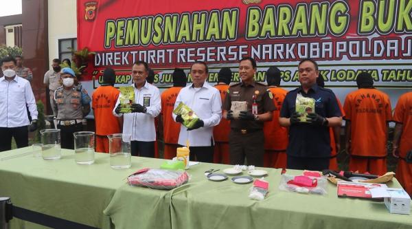 Operasi Antik 2022, Polda Jabar Berhasil Ringkus 193 Orang Terkait Narkoba