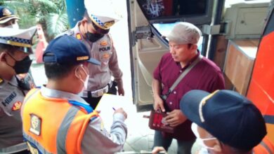 Satlantas Polres Bojonegoro Gandeng Dishub Lakukan Ramp Check Armada Bus, Jelang Nataru 6