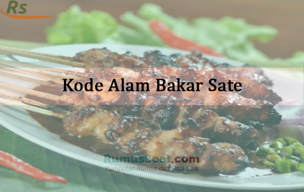 Arti Kode Alam Bakar Sate Ramalan Toto