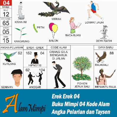 Arti Erek Erek 04 Kode Alam Angka Pelarian dan Taysen Ramalan Toto ...