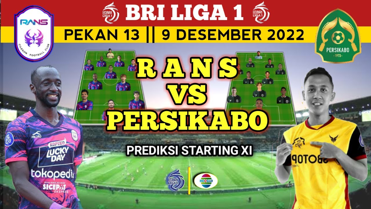 Prediksi Rans Nusantara VS Tira Persikabo, 9 Desember 2022