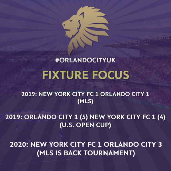 Statistik Orlando City Vs New York City FC Head To Head