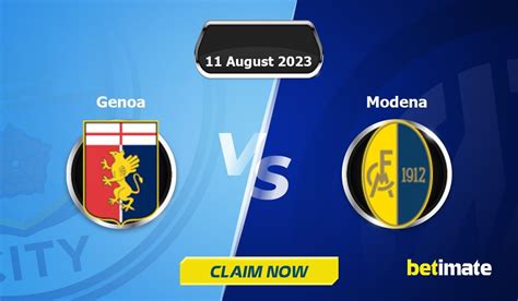 Prediksi Bola Genoa Vs Modena, 12 Agustus 2023 Dan Statistik Pertandingan