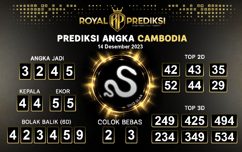 Prediksi Syair Cambodia 15 Desember 2023, Bocoran Jitu