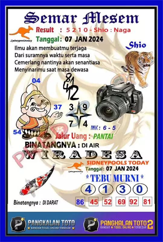 Prediksi Syair Sdy 07 Januari 2024, Bocoran Jitu