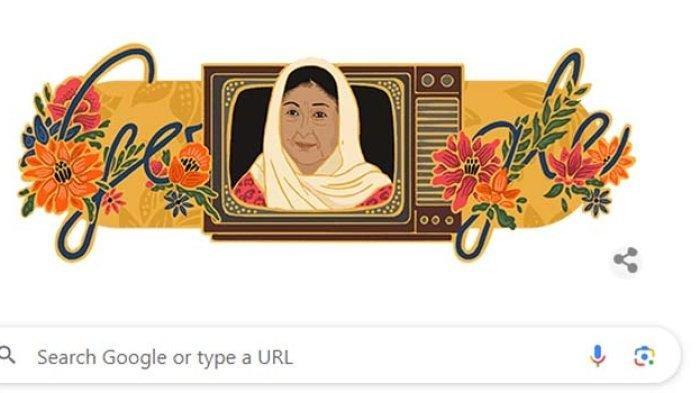 Google Doodle Tampilkan Sosok Mak Nyak Si Doel, Ini Profil Aktris Berjulukan Orisinil Aminah Cendrakasih