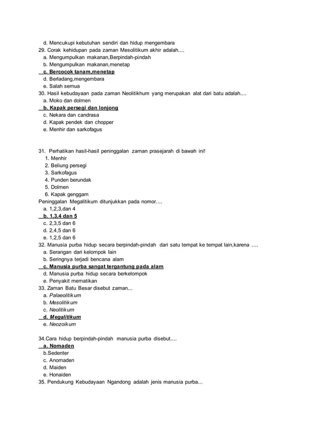 Soal Sejarah Kelas X Semester Rakyatnesia Com