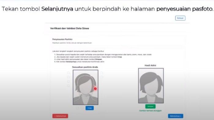 Syarat Unggah Foto Akun Snpmb Untuk Daftar Snbp 2024, Cek Format Dan Ukurannya