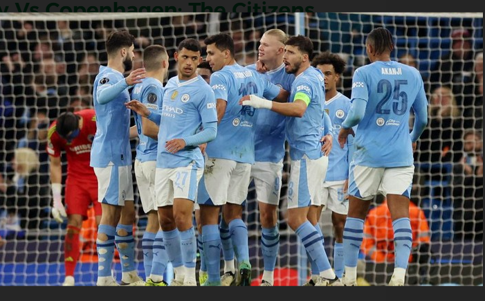 Hasil Manchester City Vs FC Copenhagen, Citizen Lolos Ke 8 Besar Liga CHampions