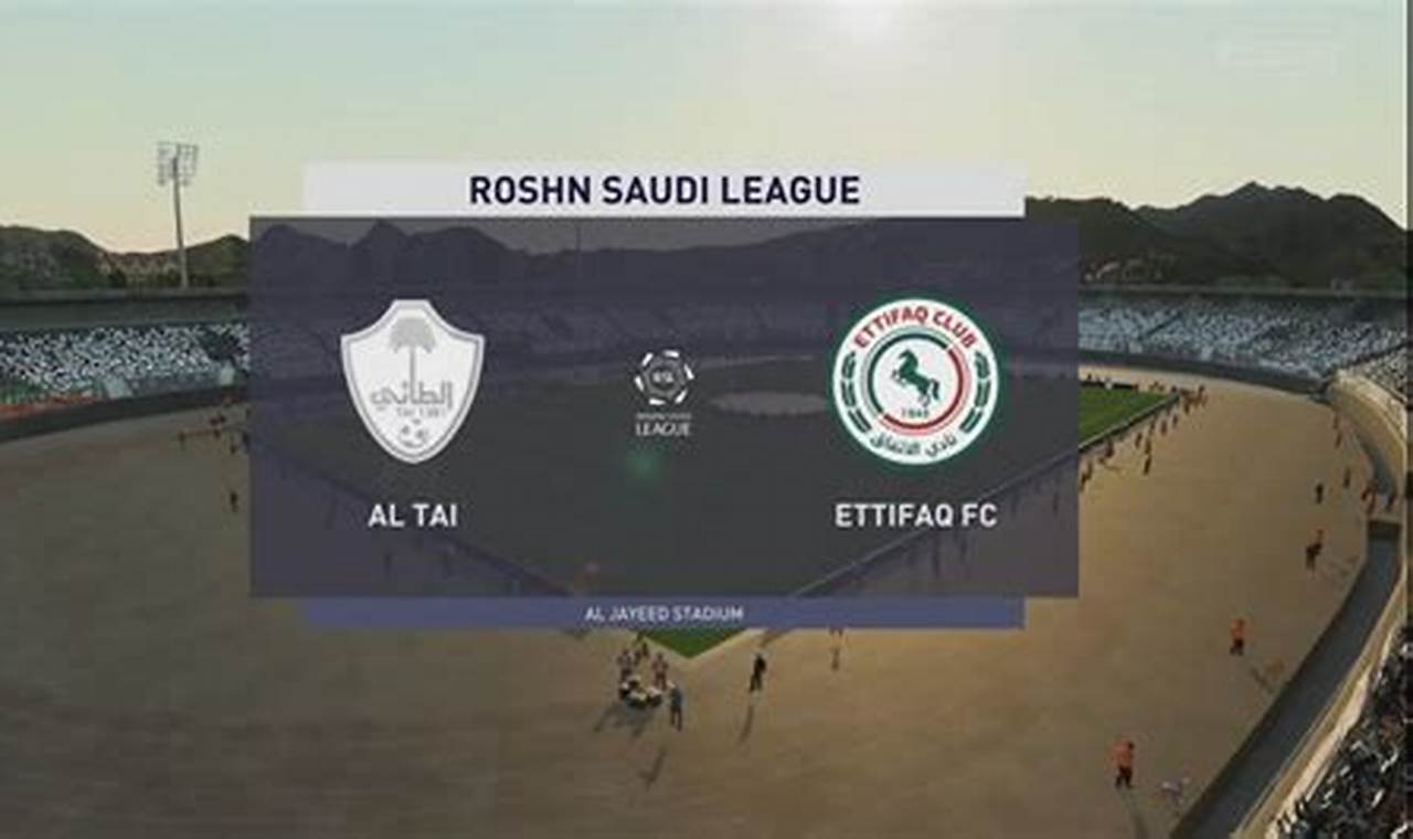 Prediksi Bola Jitu: Al Tai Vs Al Ettifaq