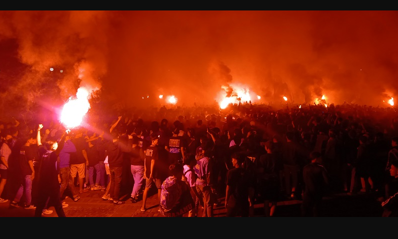 Alun Alun Ramai Sesak, Pada Anniversary Persela ke 57