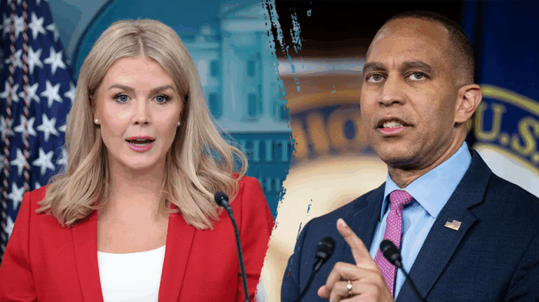 Hakeem Jeffries unleashes personal attack against Karoline Leavitt, calls her ‘sick’ and ‘demented’