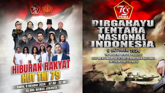 TNI Gelar Hiburan Rakyat Meriah Rayakan HUT ke-80, Hadirkan Bintang Tamu Ternama dan Beragam Hadiah Menarik