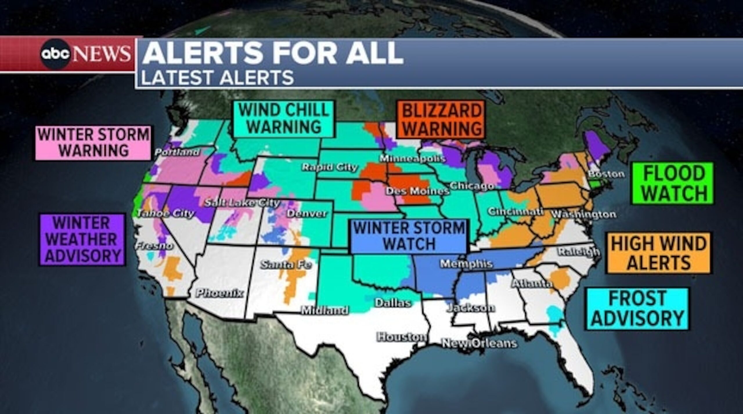 Winter Weather Alerts Issued for Several States, Including Pennsylvania, Signaling Early Cold Snap