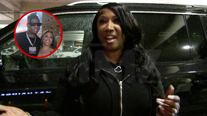 Blueface’s Mother, Karlissa Saffold Harvey, Expresses Concerns Over His Relationship with Hazel-E, Suggests Kim Kardashian as an Alternative