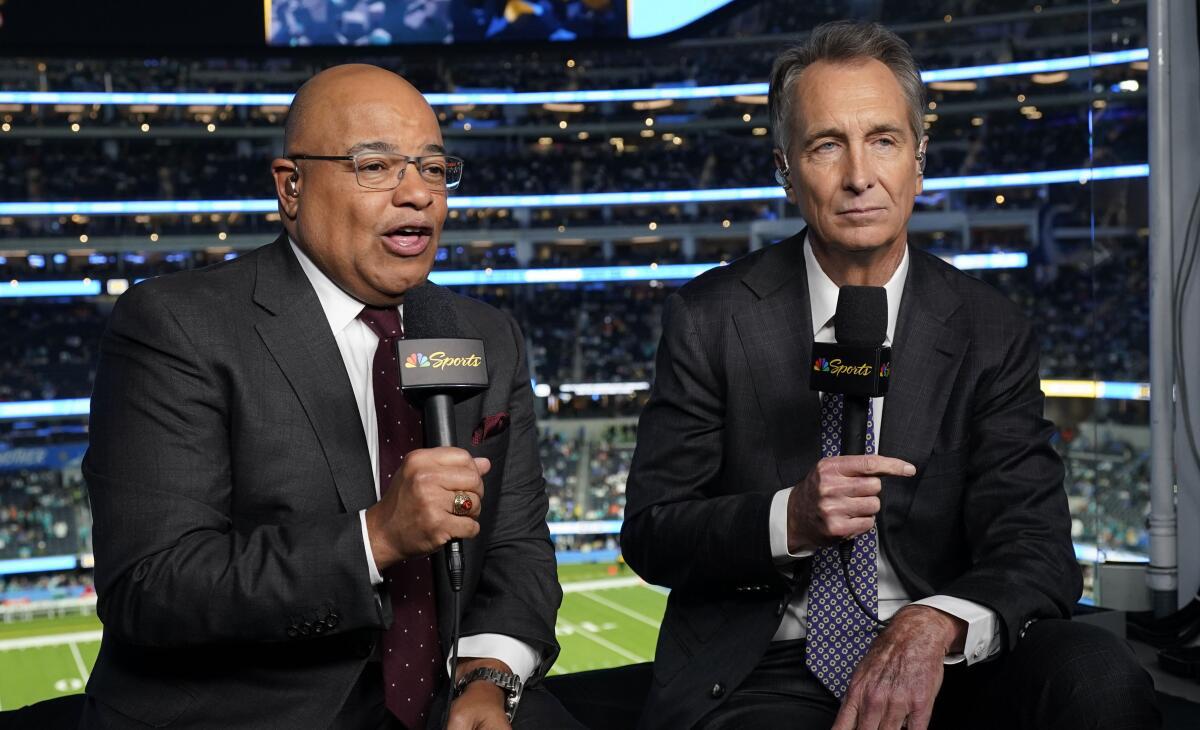 Mike Tirico’s "Dicker Doinker" Call Elicits Glee from Cris Collinsworth