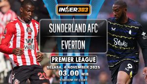 Prediksi Sunderland vs Everton 4 November 2025: Duel Sengit Perebutan Poin di Stadium of Light