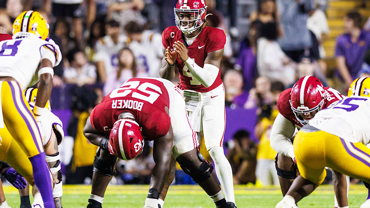 Ty Simpson Draws Inspiration from Jalen Milroe’s Dominant Performances Against LSU