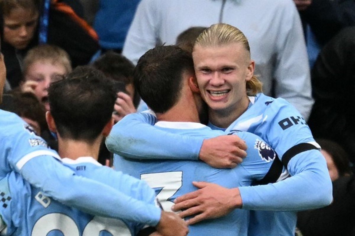 Manchester City Lumat The Hammers 3-0, Haaland Pecahkan Rekor Ronaldo!