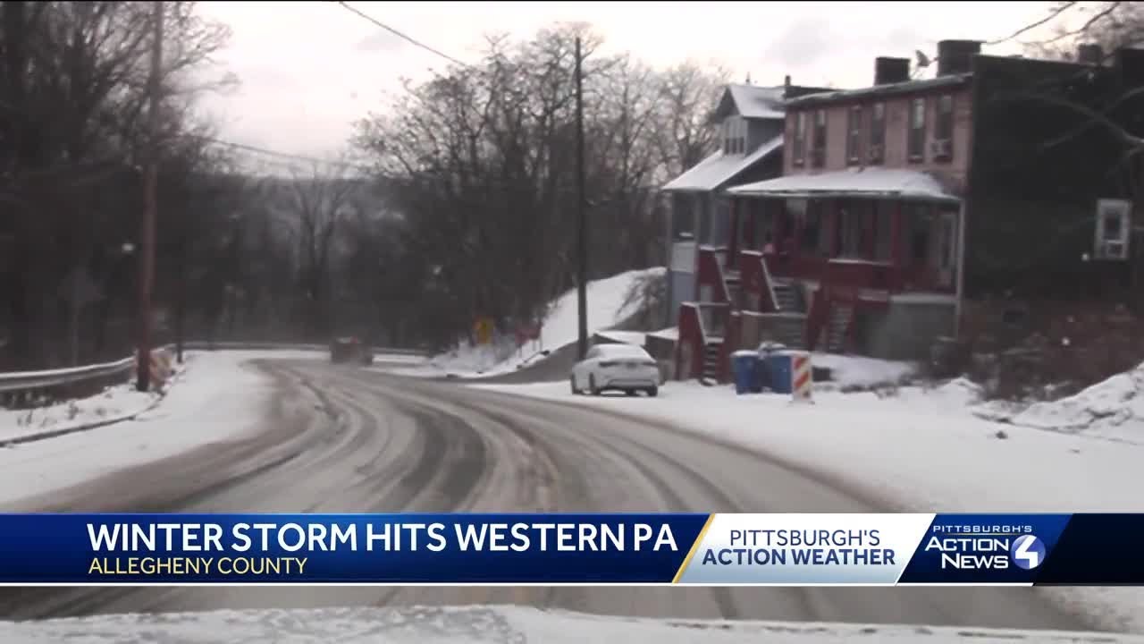 Pittsburgh Blanketed in Winter’s First Embrace: Stunning Snowfall Creates Beauty and Commuting Challenges
