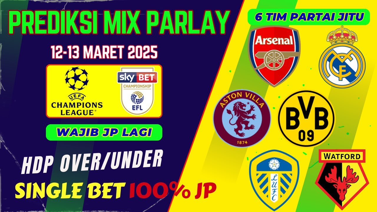 Prediksi Parlay Bola 1 Dan 2 Januari 2026 | parlaybola
