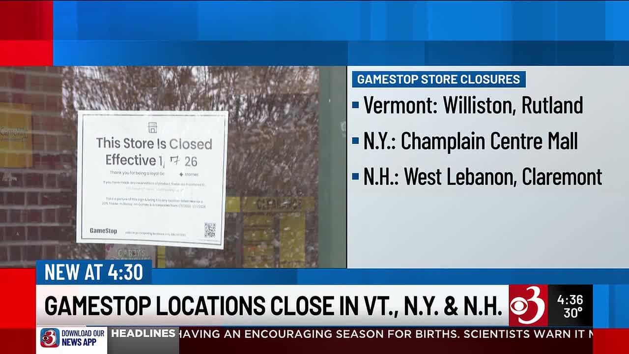 GameStop’s Retail Footprint Shrinks: Vermont, New York, and New Hampshire Locations Face Closure Amidst Industry Shifts