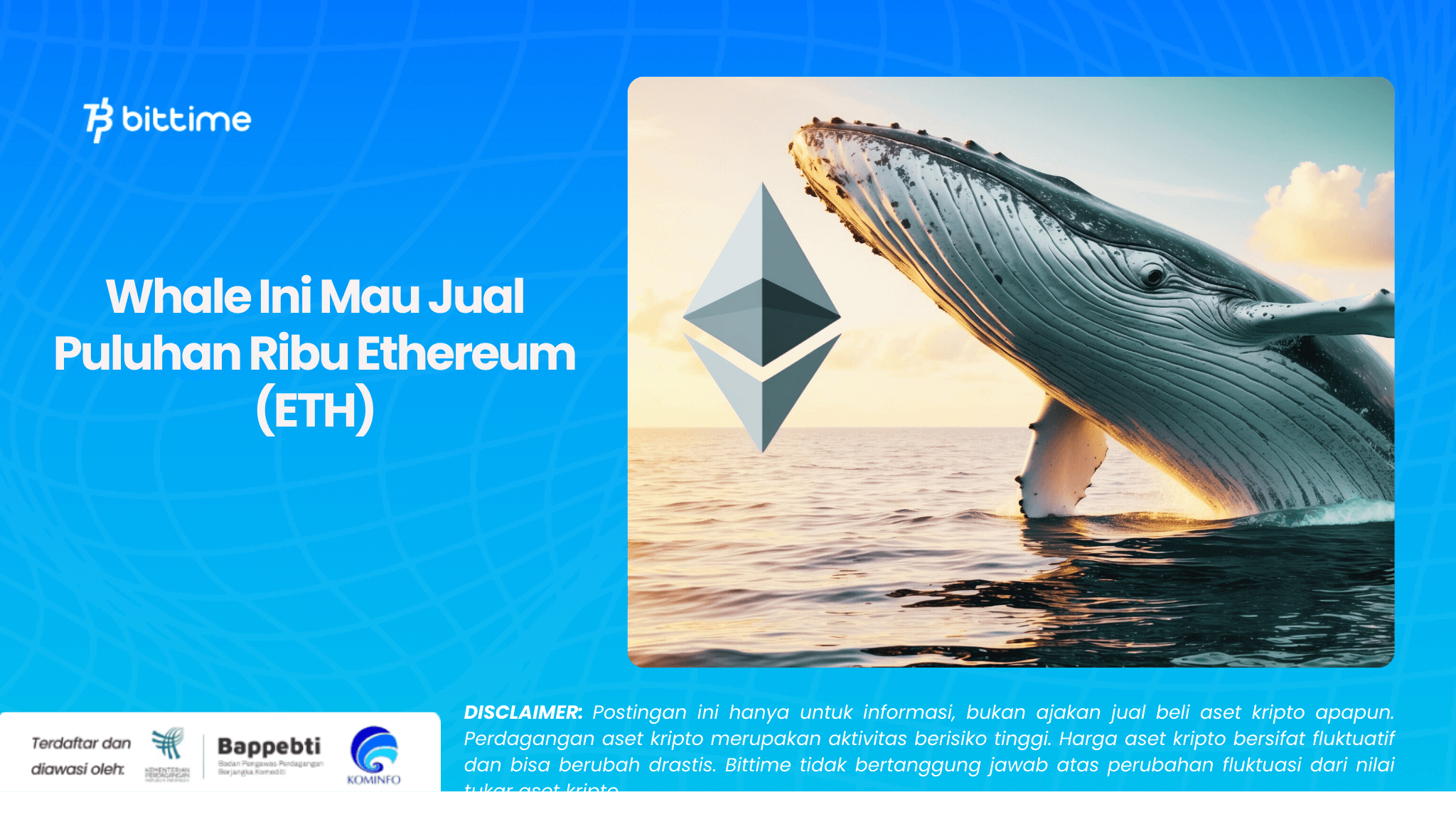 Setelah Tahan 4 Tahun, ‘Whale’ Ethereum Raksasa Konversi Seluruh Aset ETH ke 492 BTC